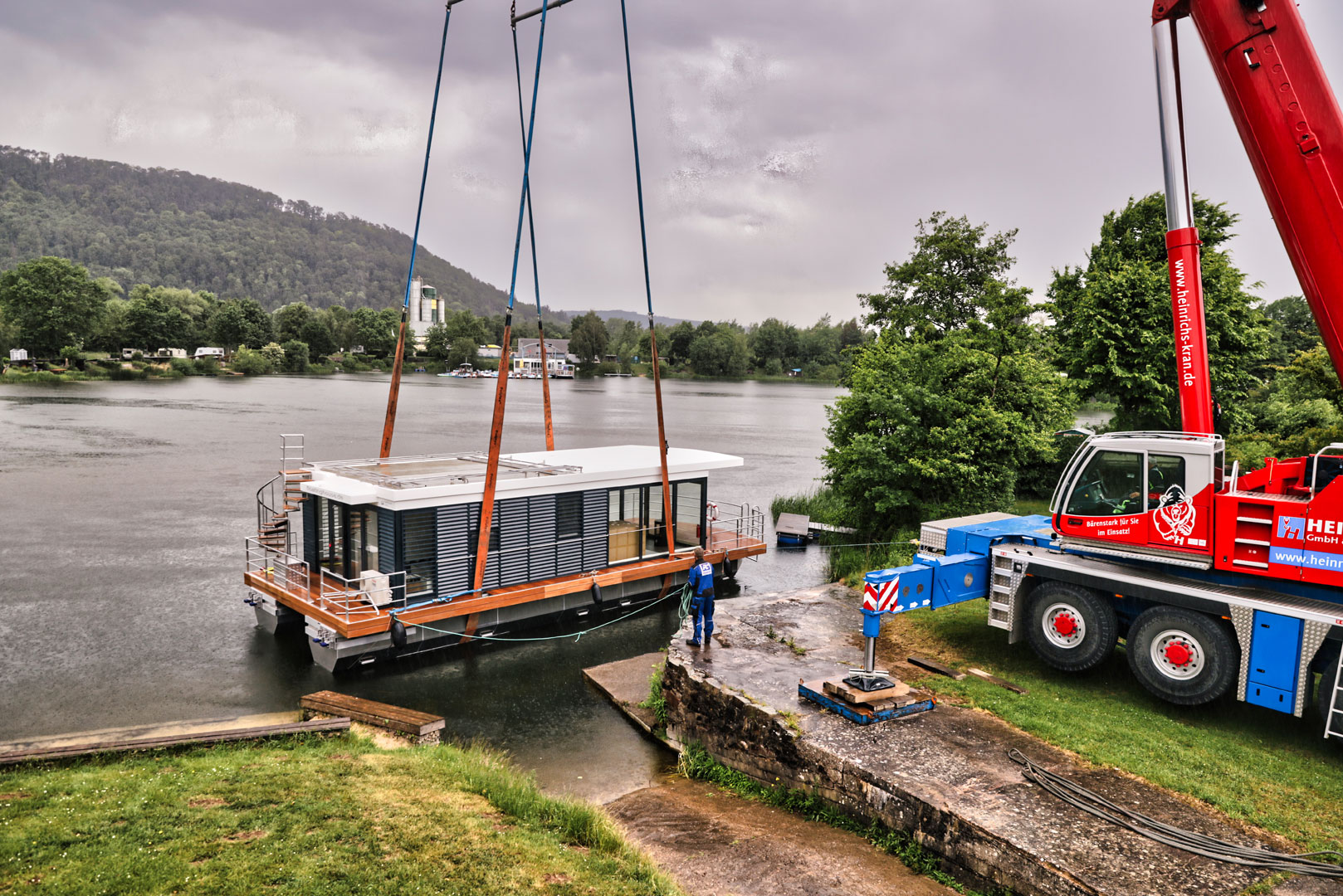 hausboot weserbergland